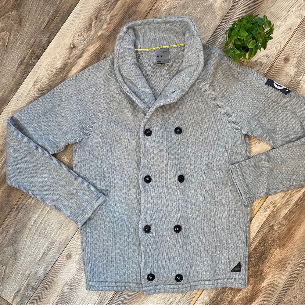 🥃JC Rags Soft Grey Button Down Cardigan🥃